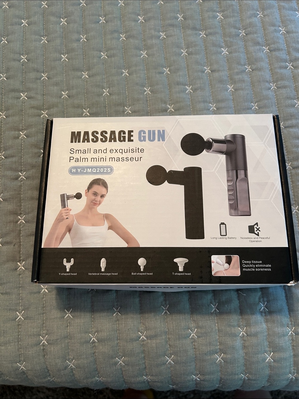 Massage Gun Handheld Percussion Massager - Black